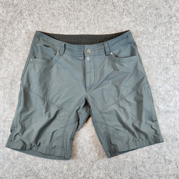 Kuhl Other - KUHL Silencr Kargo Shorts Men 35 Gray Hiking Outdoor Performance Stretch 5280